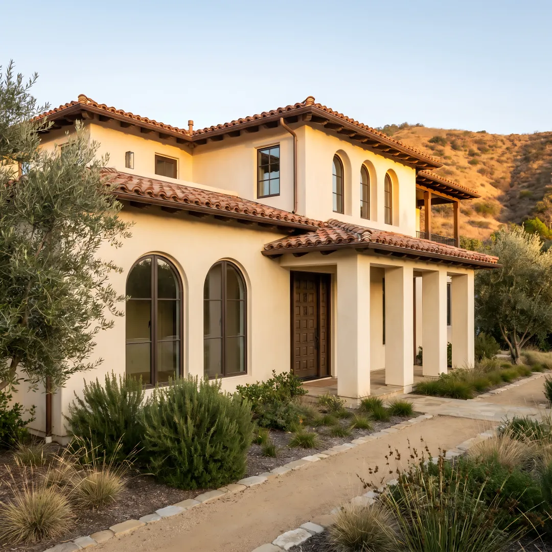 Architect designed luxury resilient home exterior