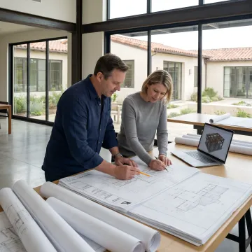 Structural planning meeting for a resilient home