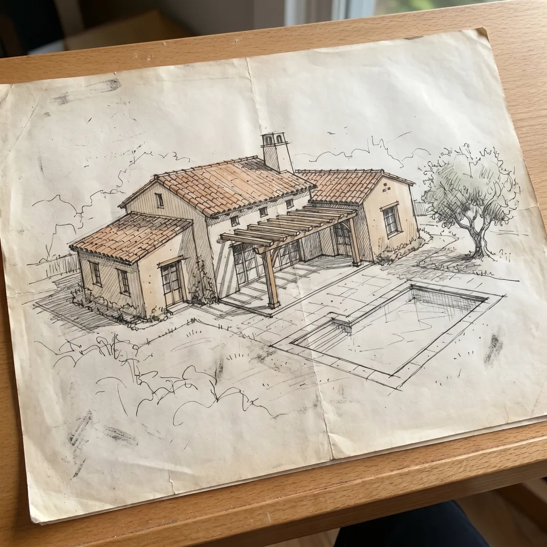 Architect coordinating resilient home design process