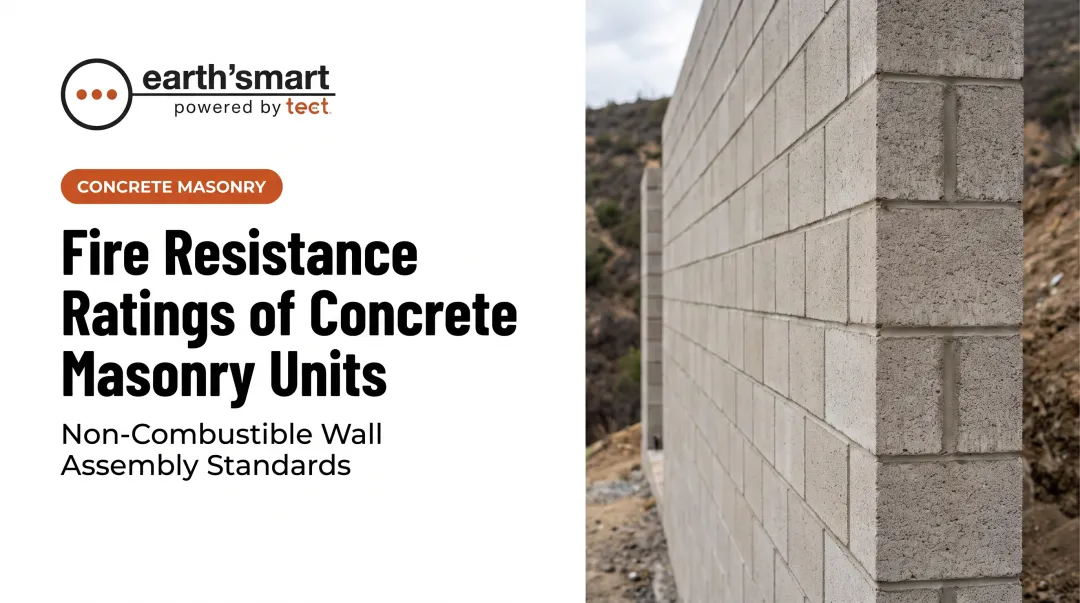 Fire Resistance Ratings of Concrete Masonry Units