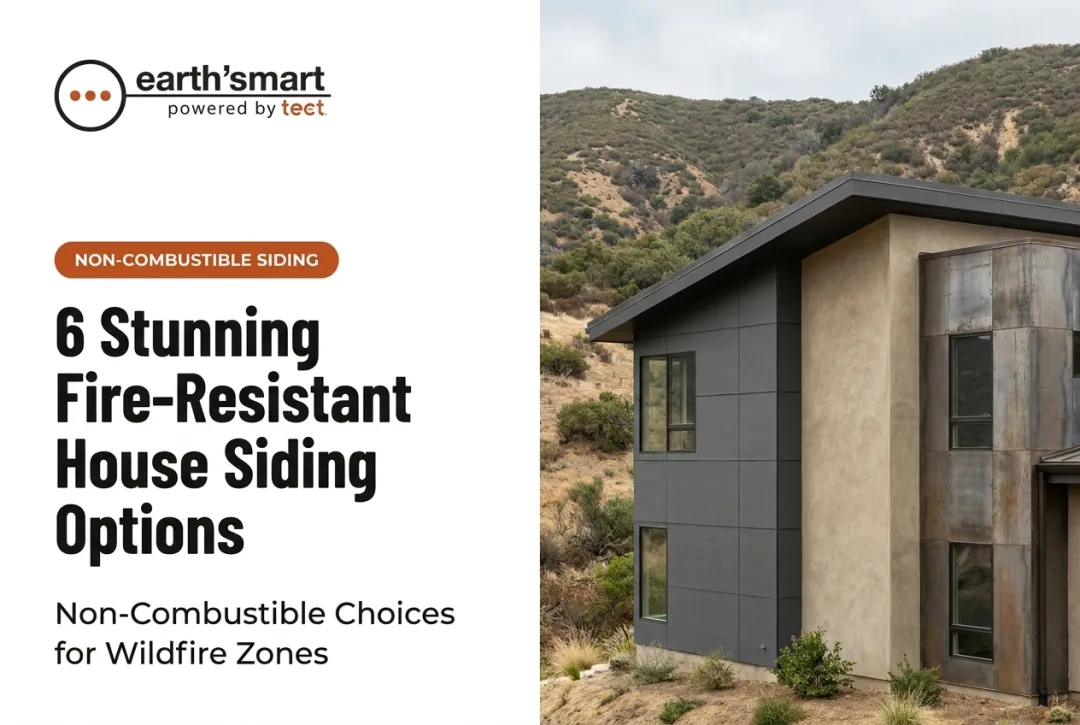 6 Stunning Fire-Resistant House Siding Options