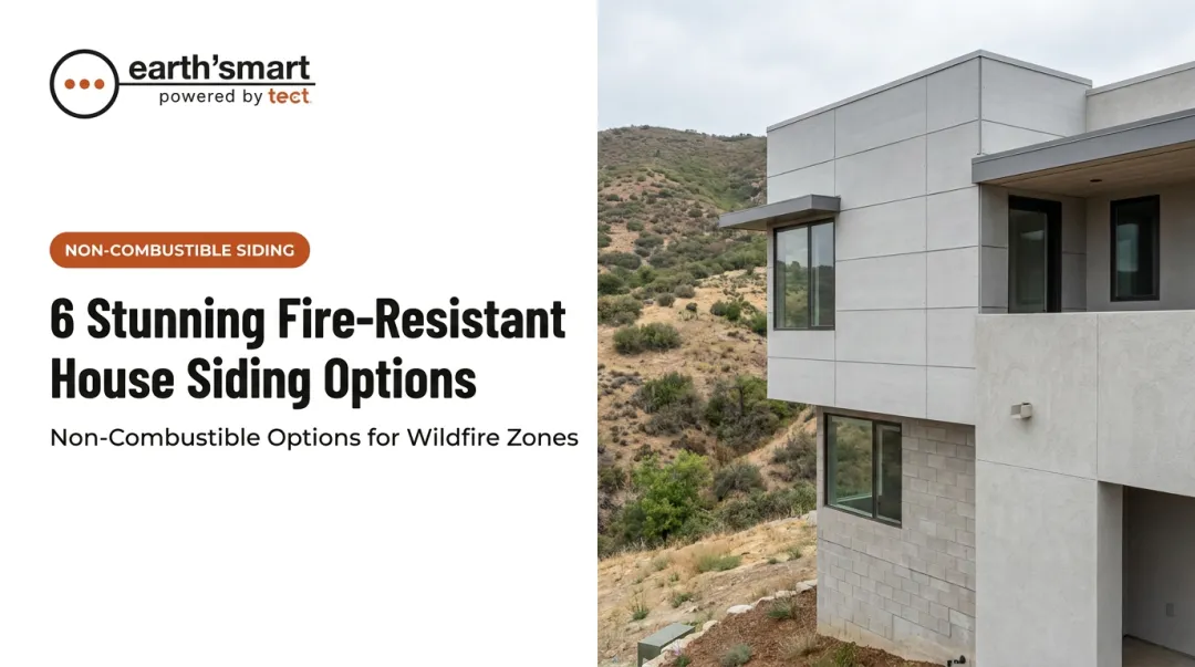 6 Stunning Fire-Resistant House Siding Options
