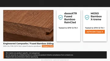 Six fire-resistant siding materials comparison chart ratings features and best use cases
