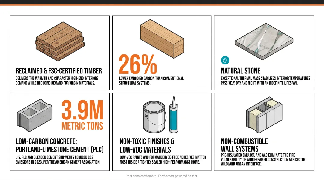 Fire-resistant non-combustible wall system materials comparison for WUI homes