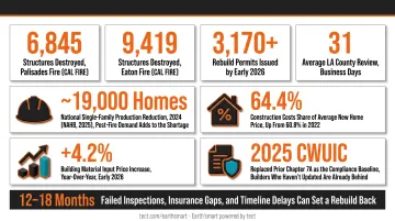 2026 California custom home building market conditions four key data points infographic