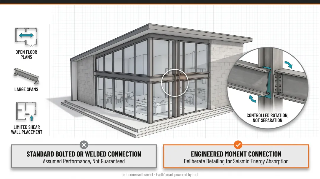 Five key structural techniques for earthquake-resistant buildings base isolation to moment frames