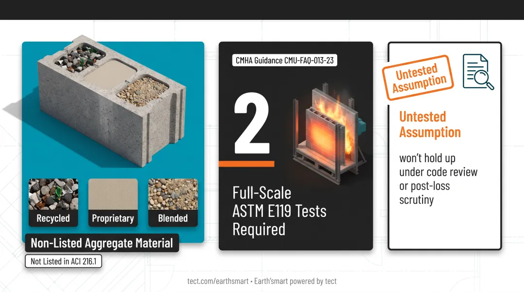 Three common CMU fire rating misinterpretations and their real-world consequences comparison chart