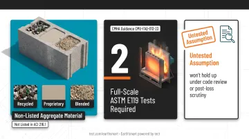 Three common CMU fire rating misinterpretations and their real-world consequences comparison chart