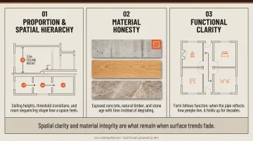 Three timeless architectural design principles proportion materials and functional clarity