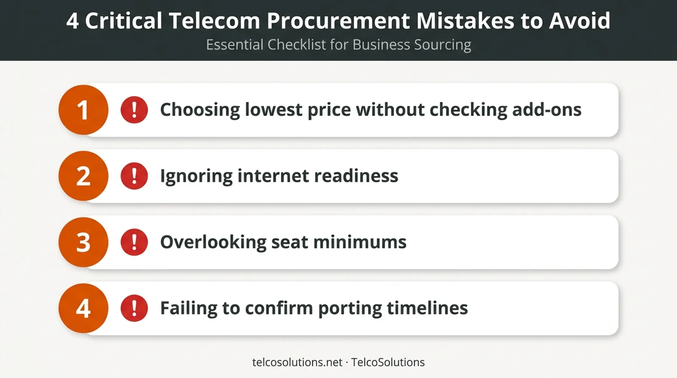 Four common VoIP rollout mistakes businesses should avoid checklist