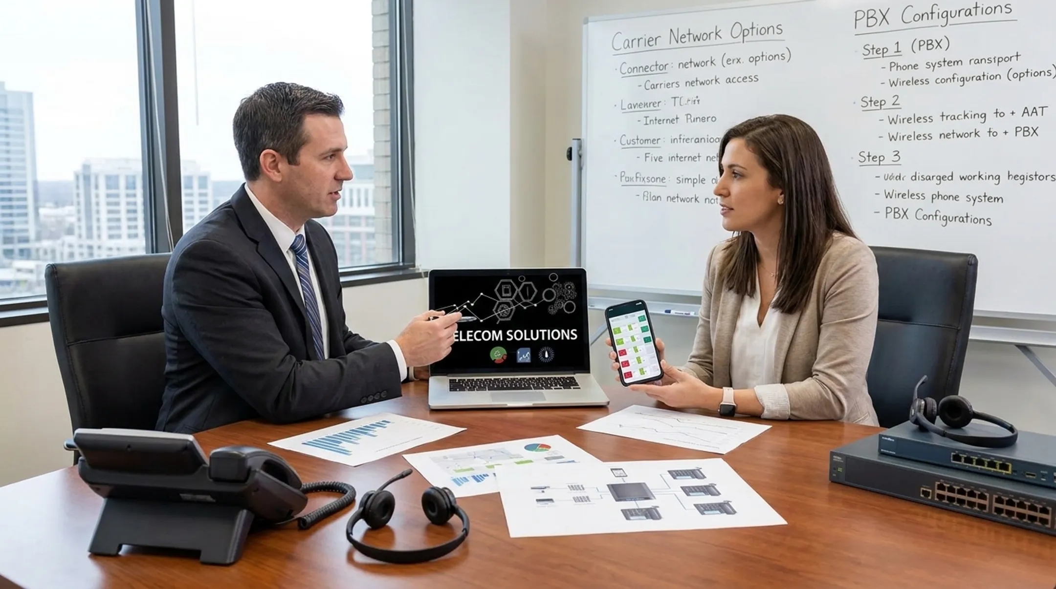 TelcoSolutions consultant matching business with carrier network options