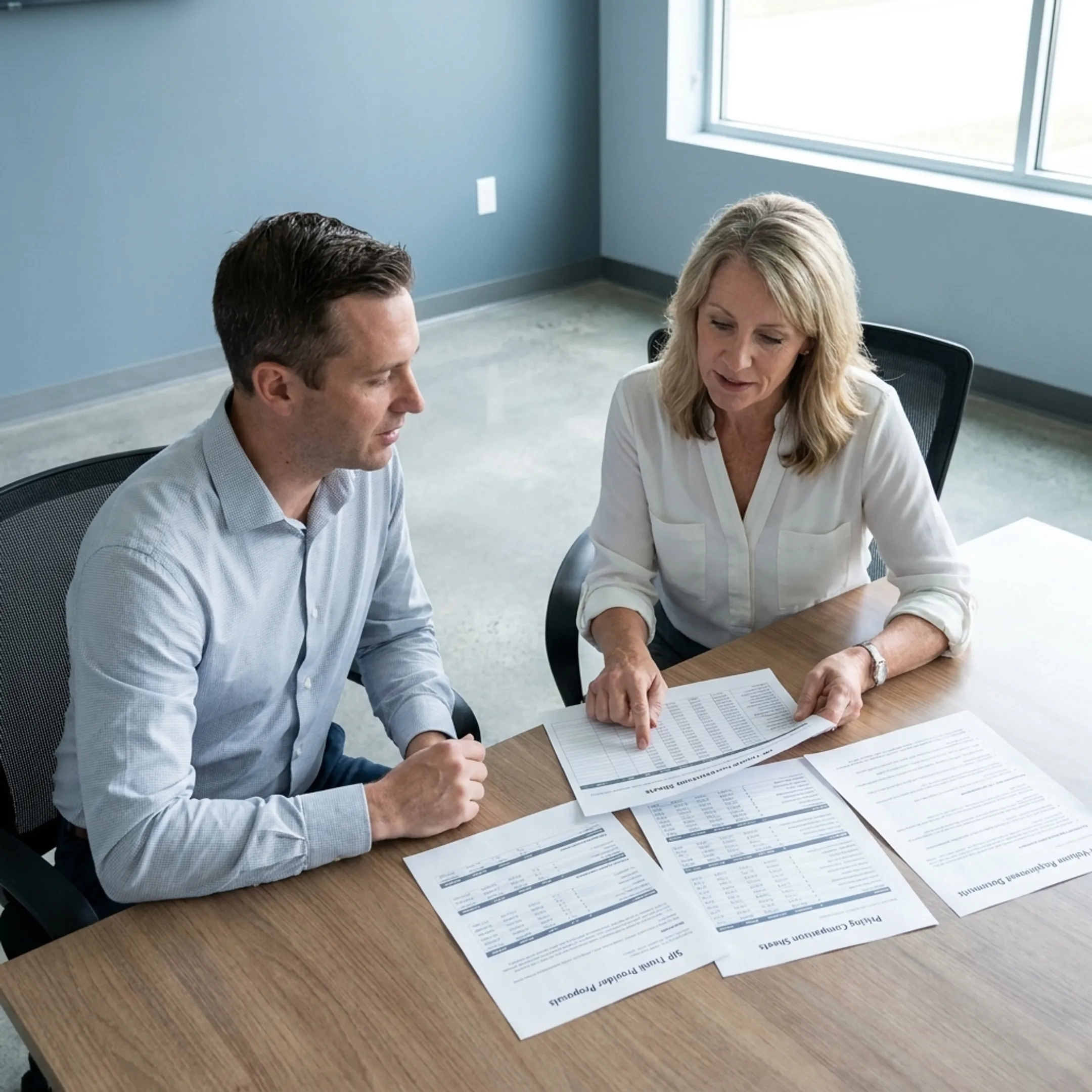 Consultant comparing SIP trunk provider options