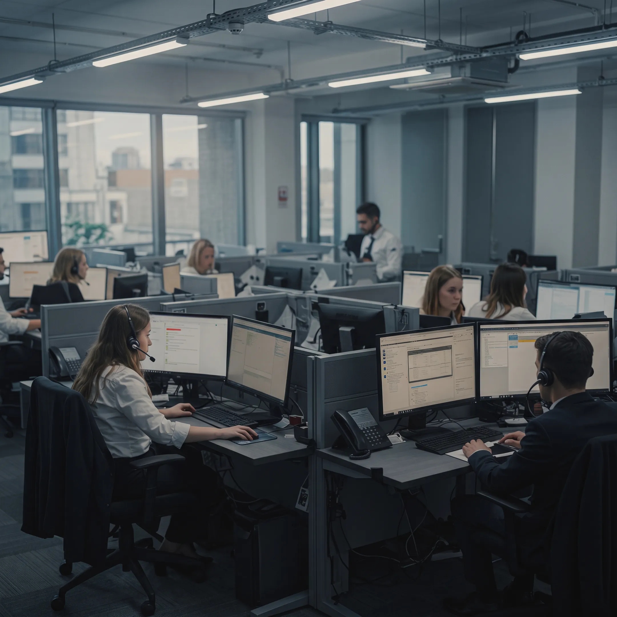 Real estate team using AI call management