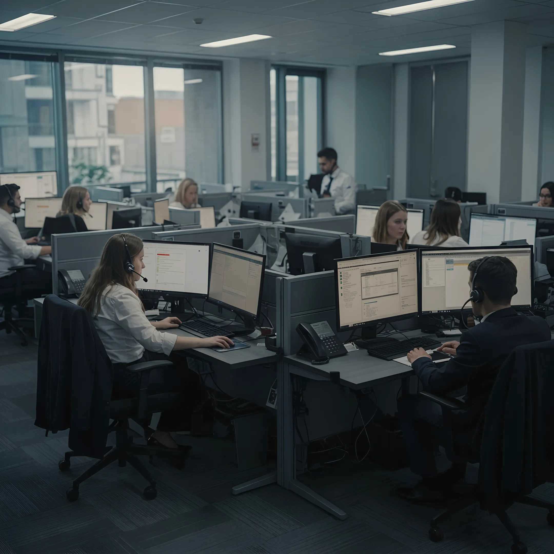 AI-assisted business call routing system