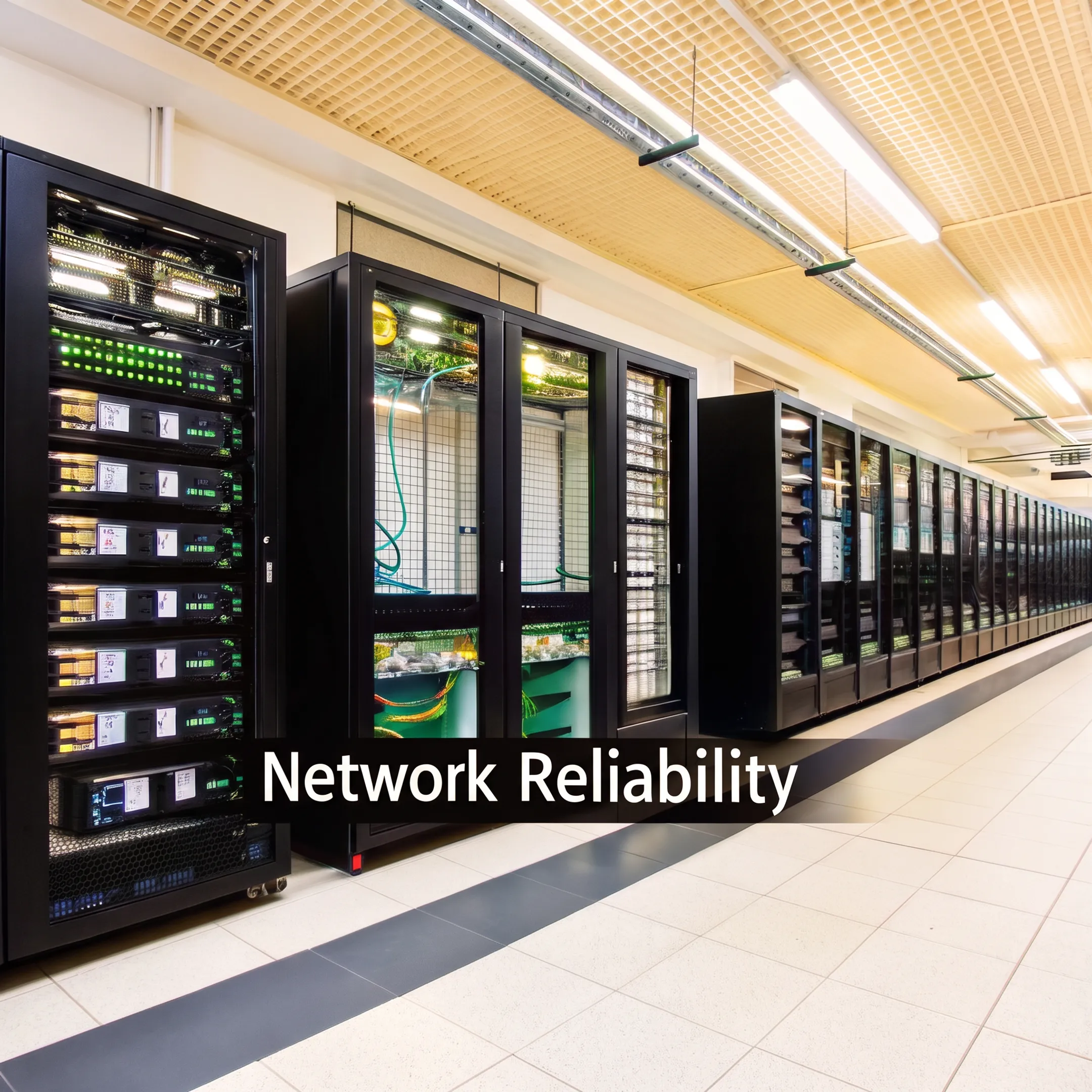 Technician reviewing business fiber network equipment