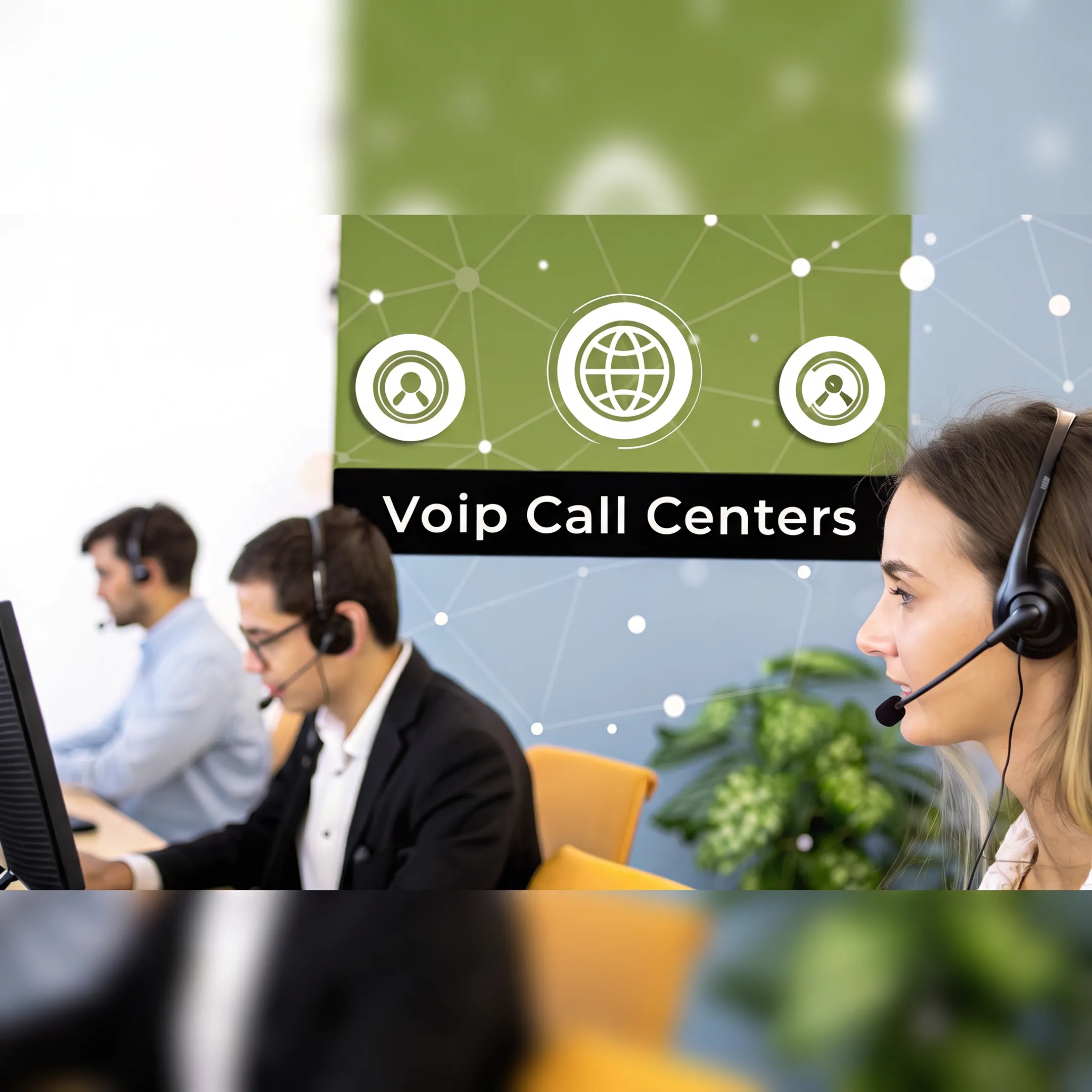 Business team using a cloud-based phone system
