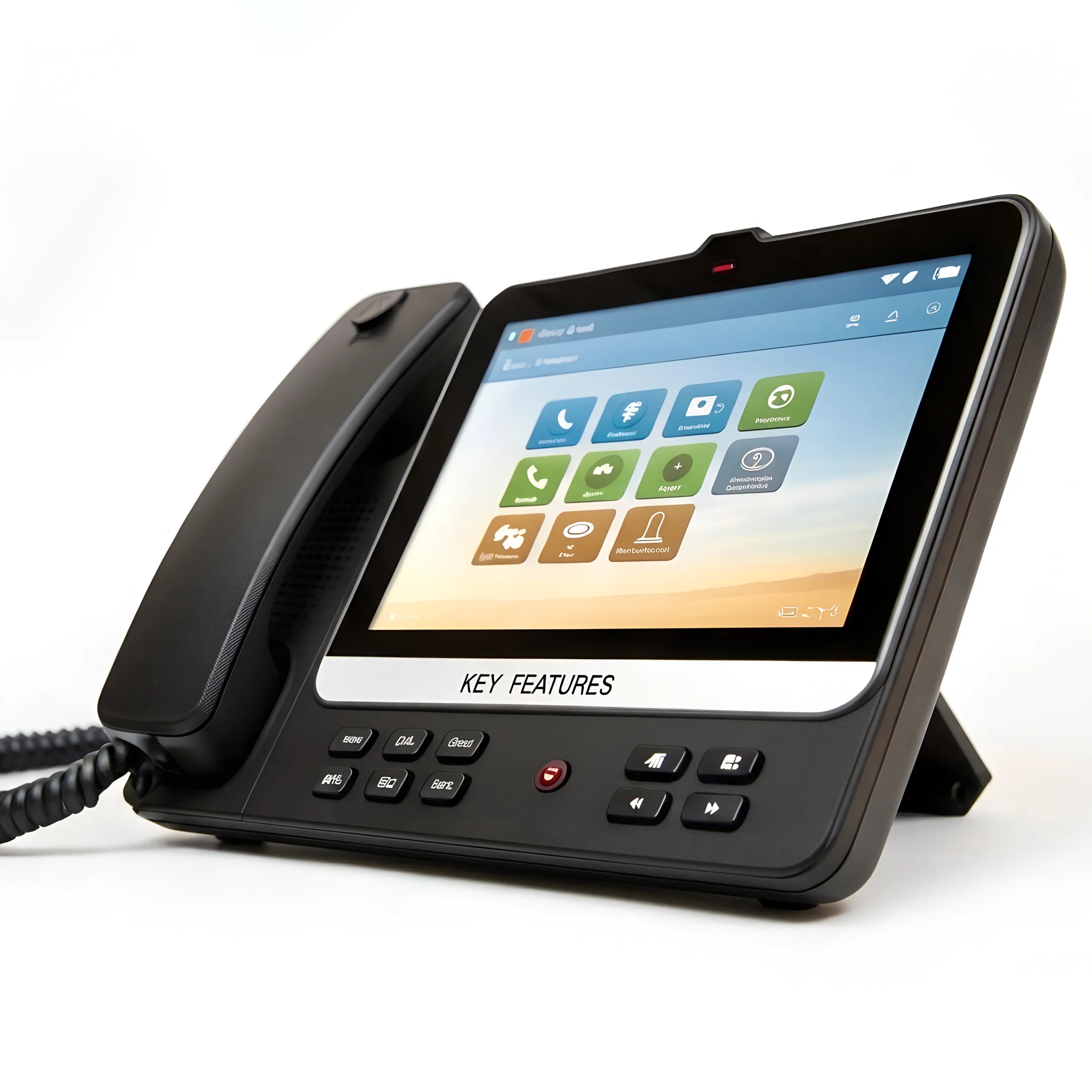 Administrator managing a cloud business phone system