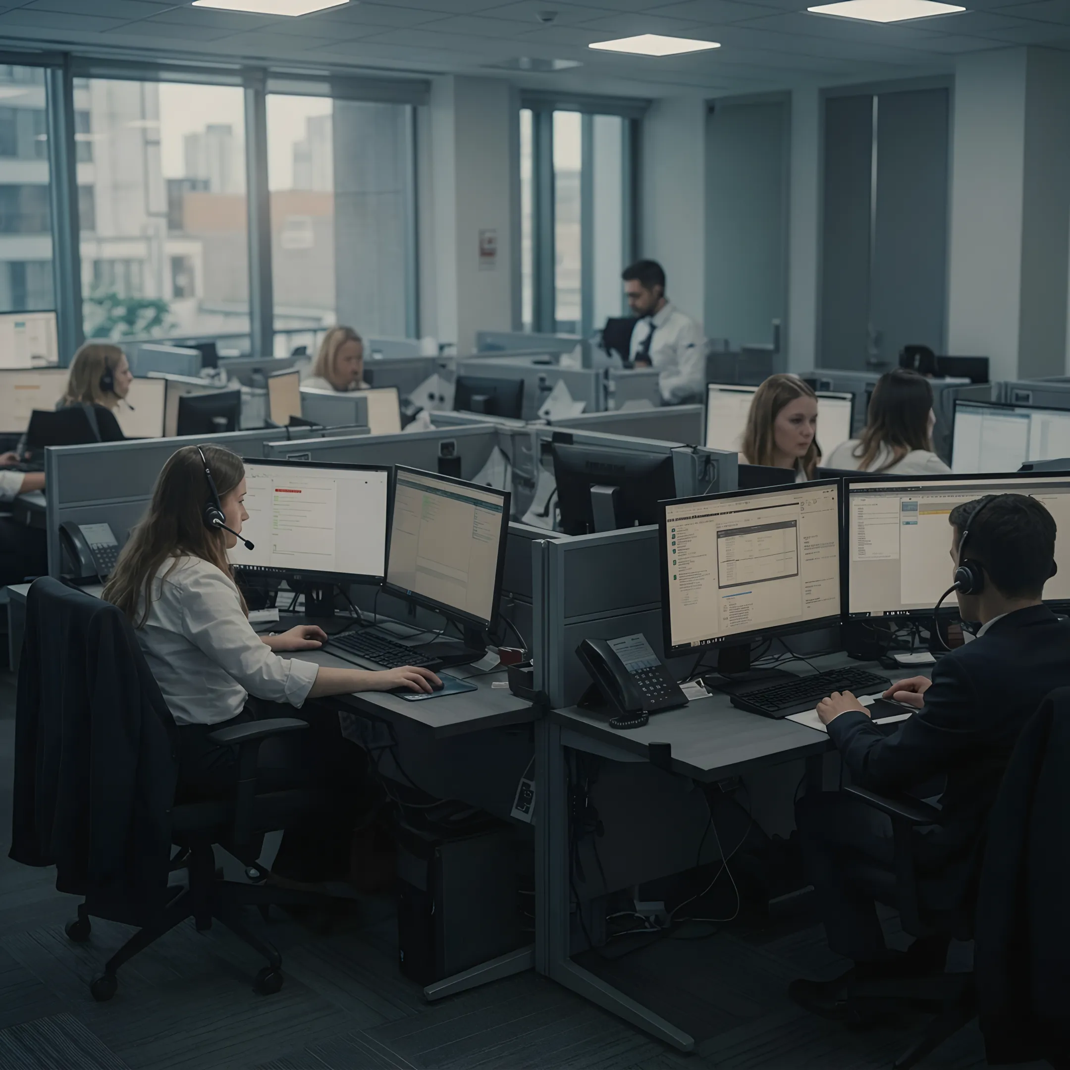 Business connectivity and hosted phone services supporting a collaborative team
