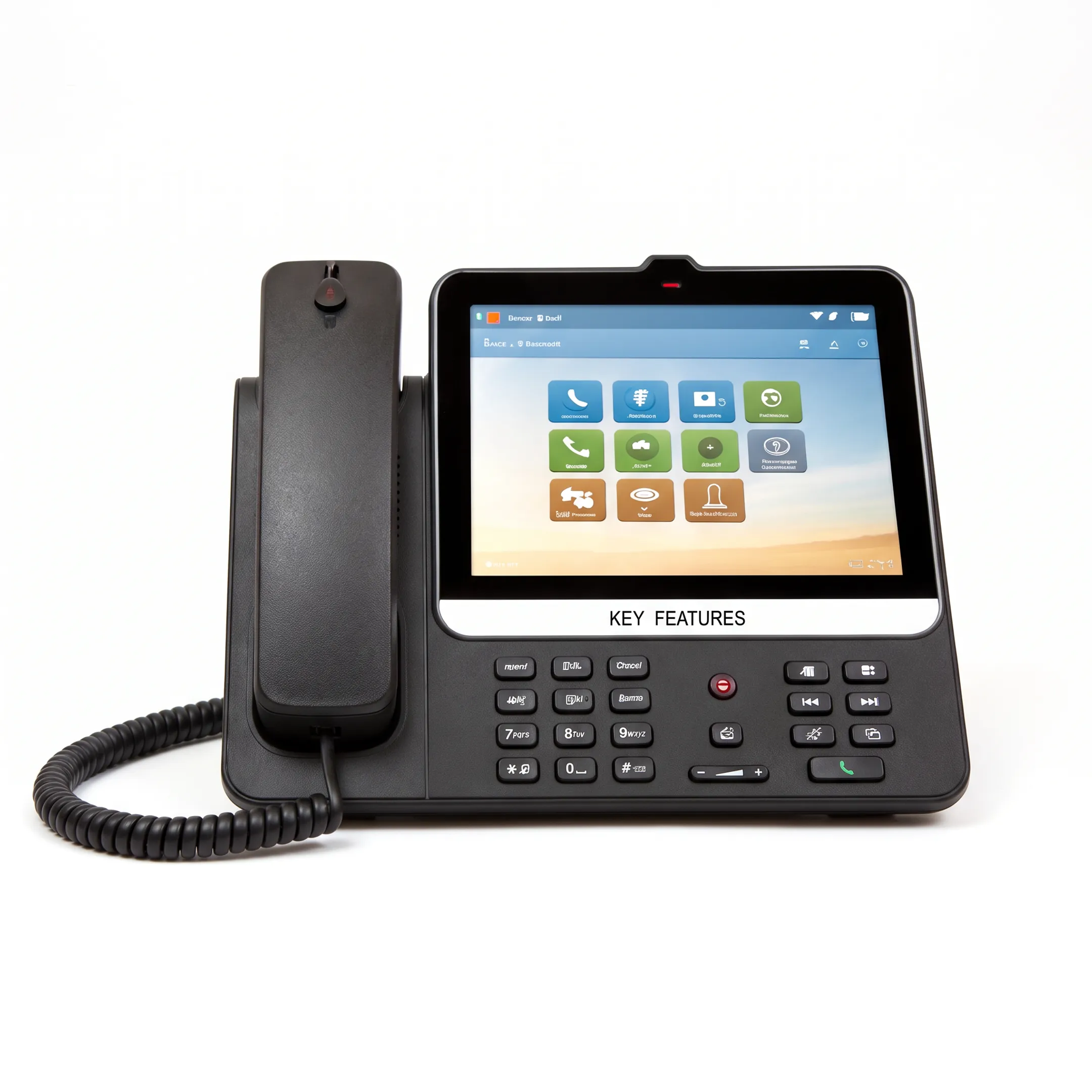 Cloud-managed business phone system dashboard