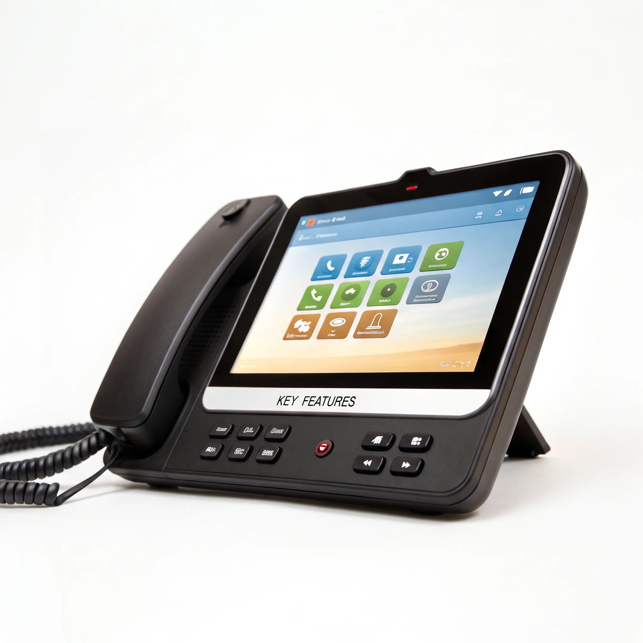 Cloud VoIP phone system connecting office and remote workers
