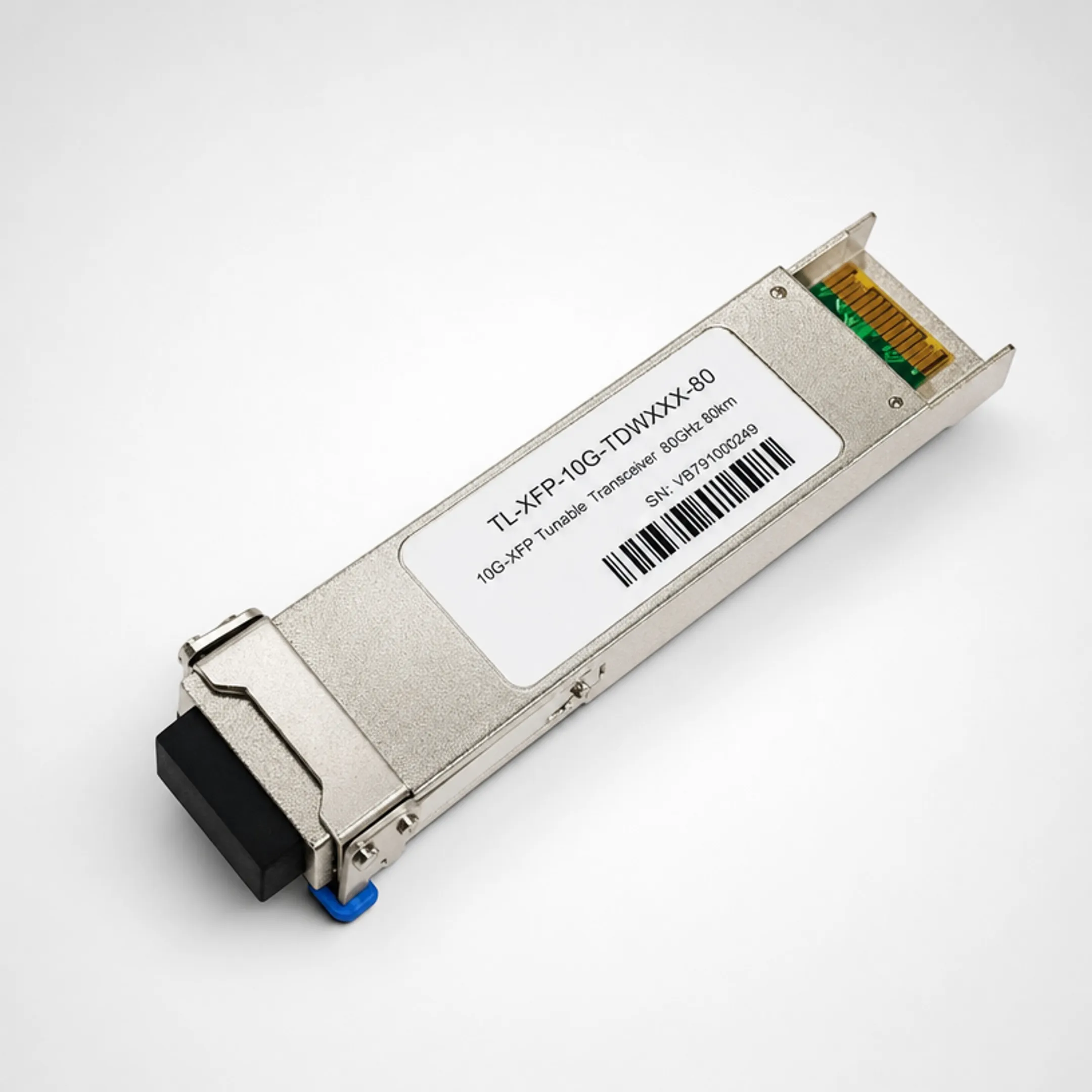 Tunable XFP transceiver module used in long-haul telecom networks