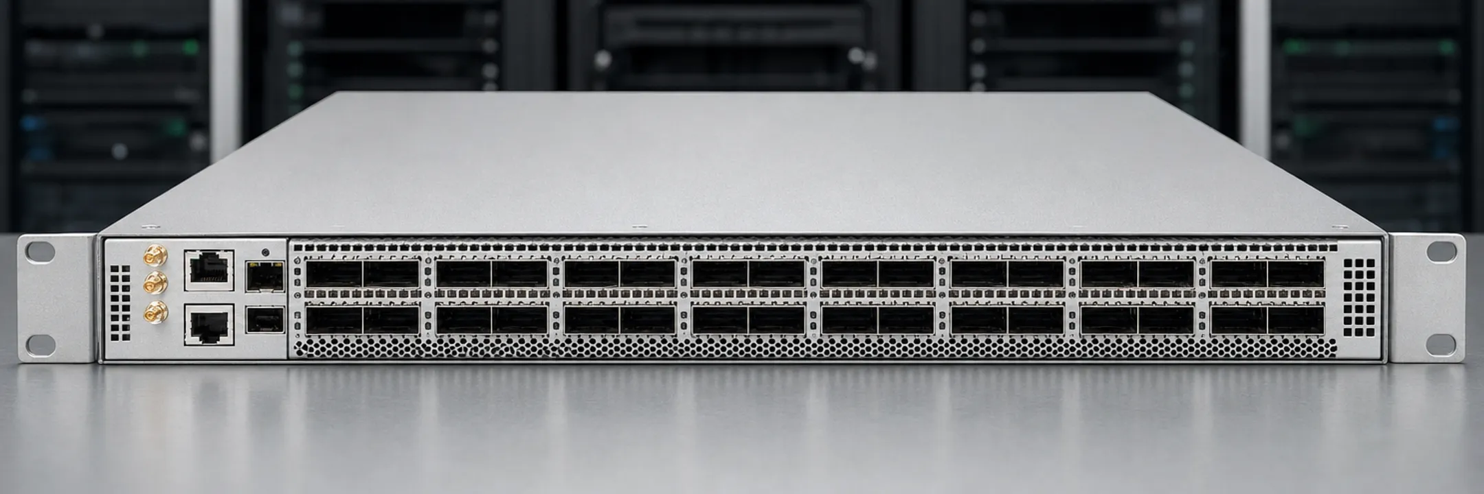 Cisco Nexus 93180YC-FX data center switch front panel ports
