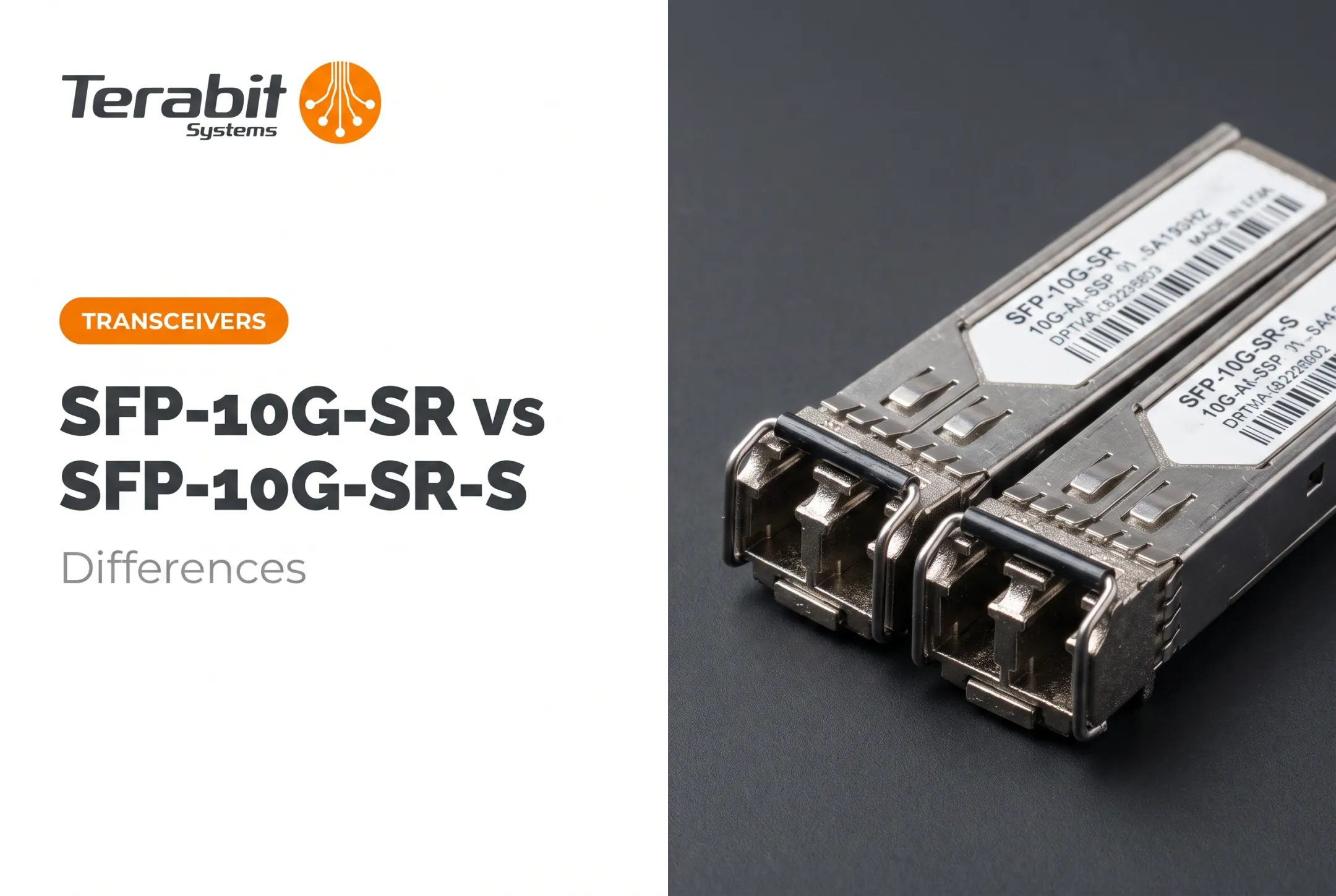 SFP-10G-SR vs SFP-10G-SR-S: Differences