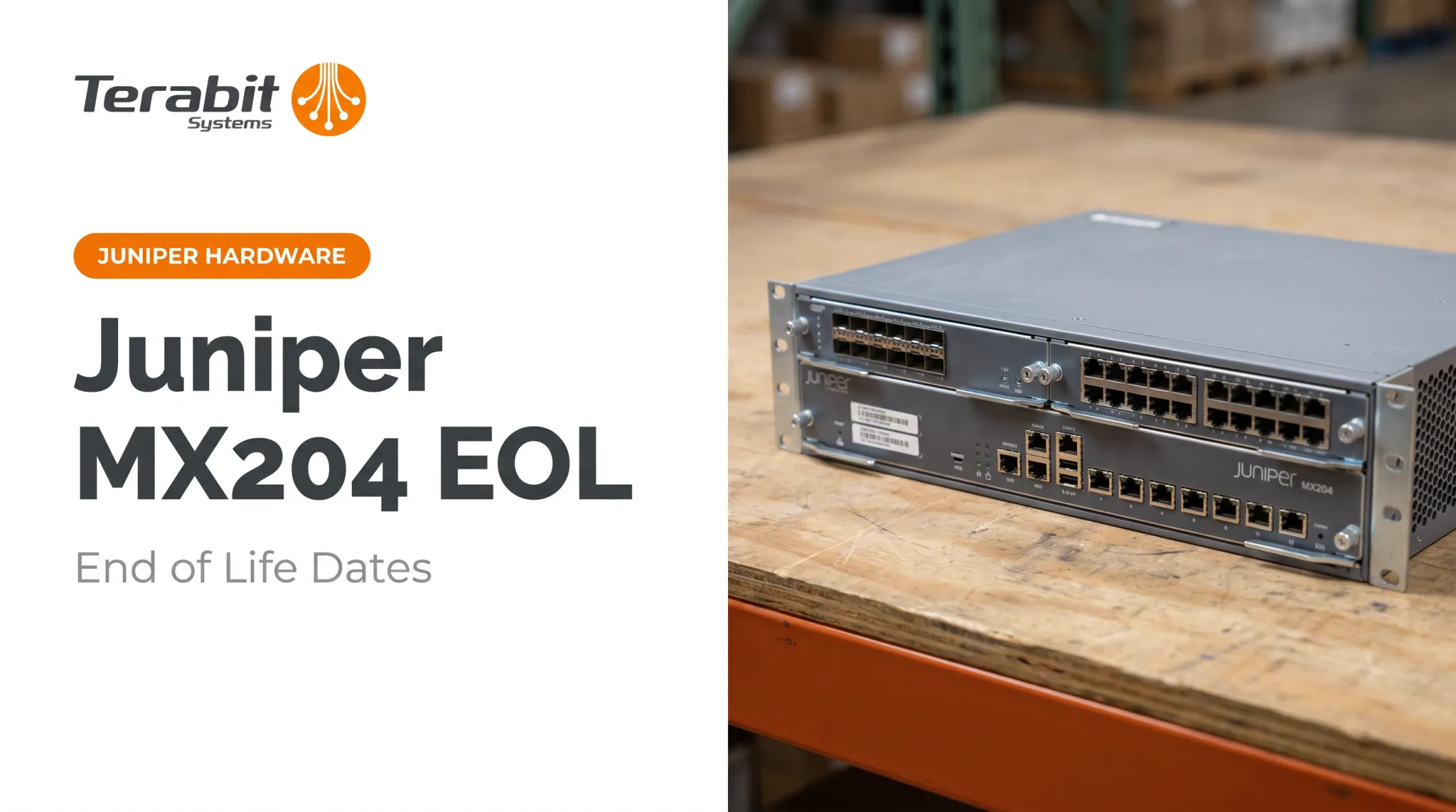 Juniper MX204 EOL and End of Life Dates