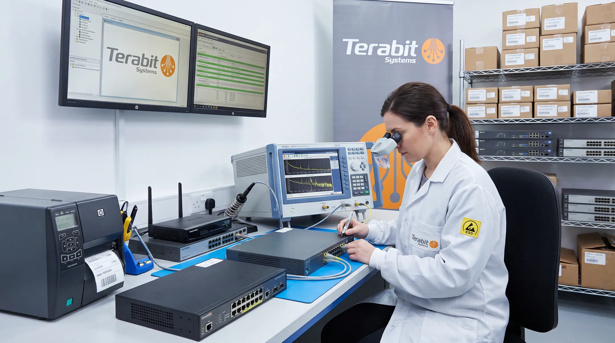 Terabit Systems five-step quality assurance testing process for refurbished routers