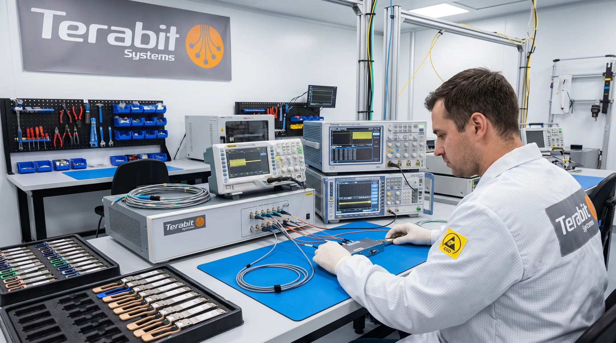 Terabit Systems five-step quality assurance testing process for refurbished SFP modules