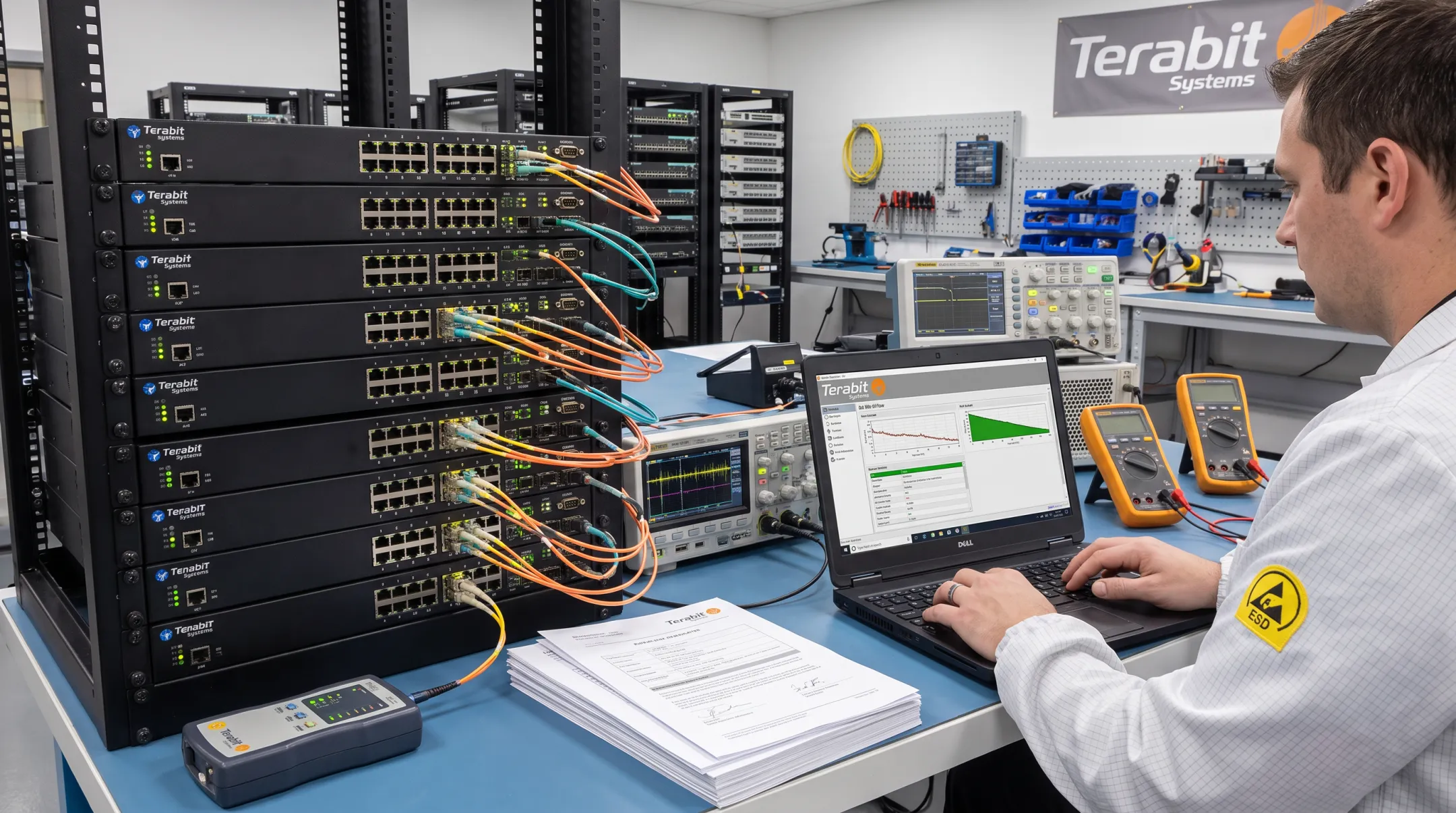 Terabit Systems five-step refurbished switch quality assurance process