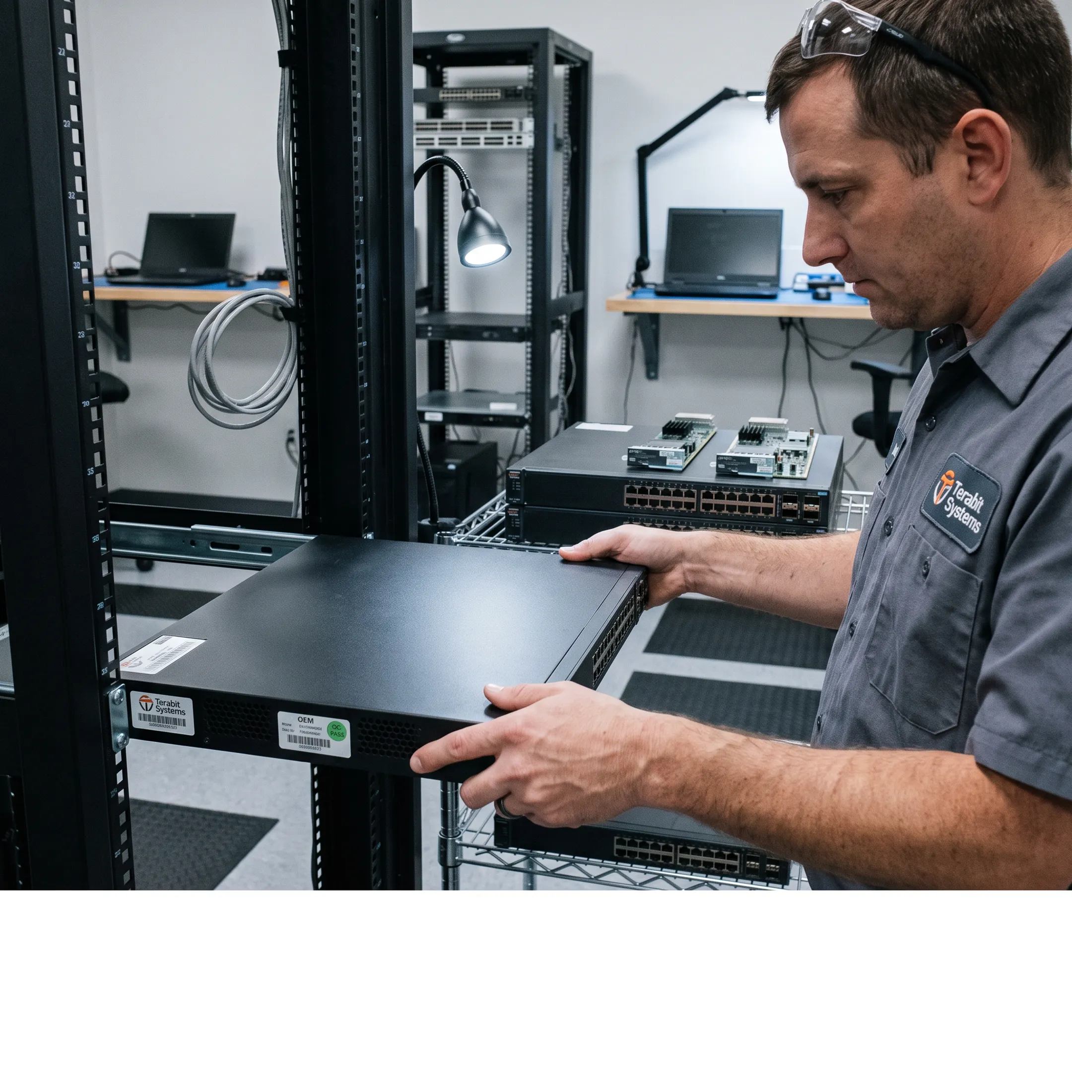 Enterprise IT server room