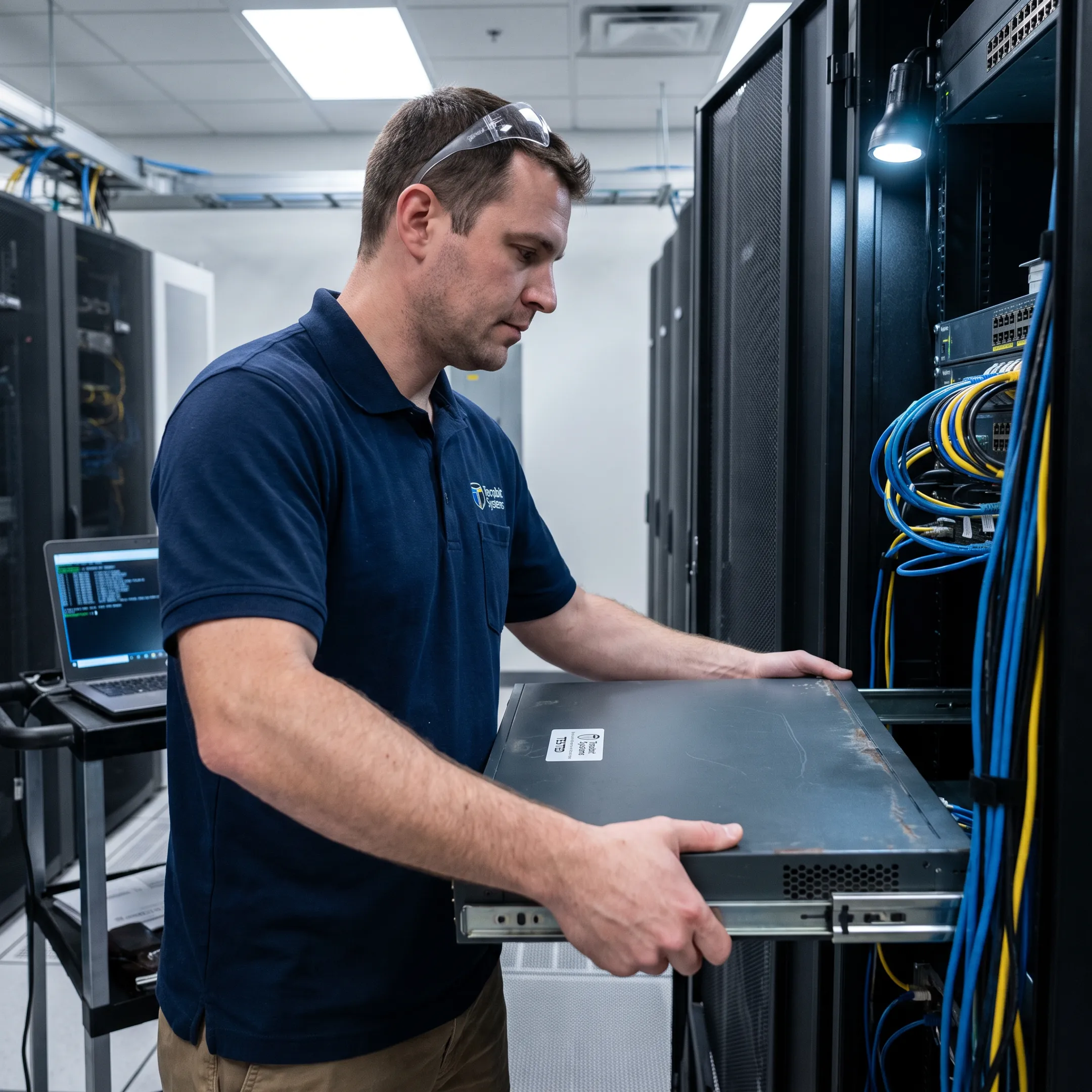 Enterprise IT server room