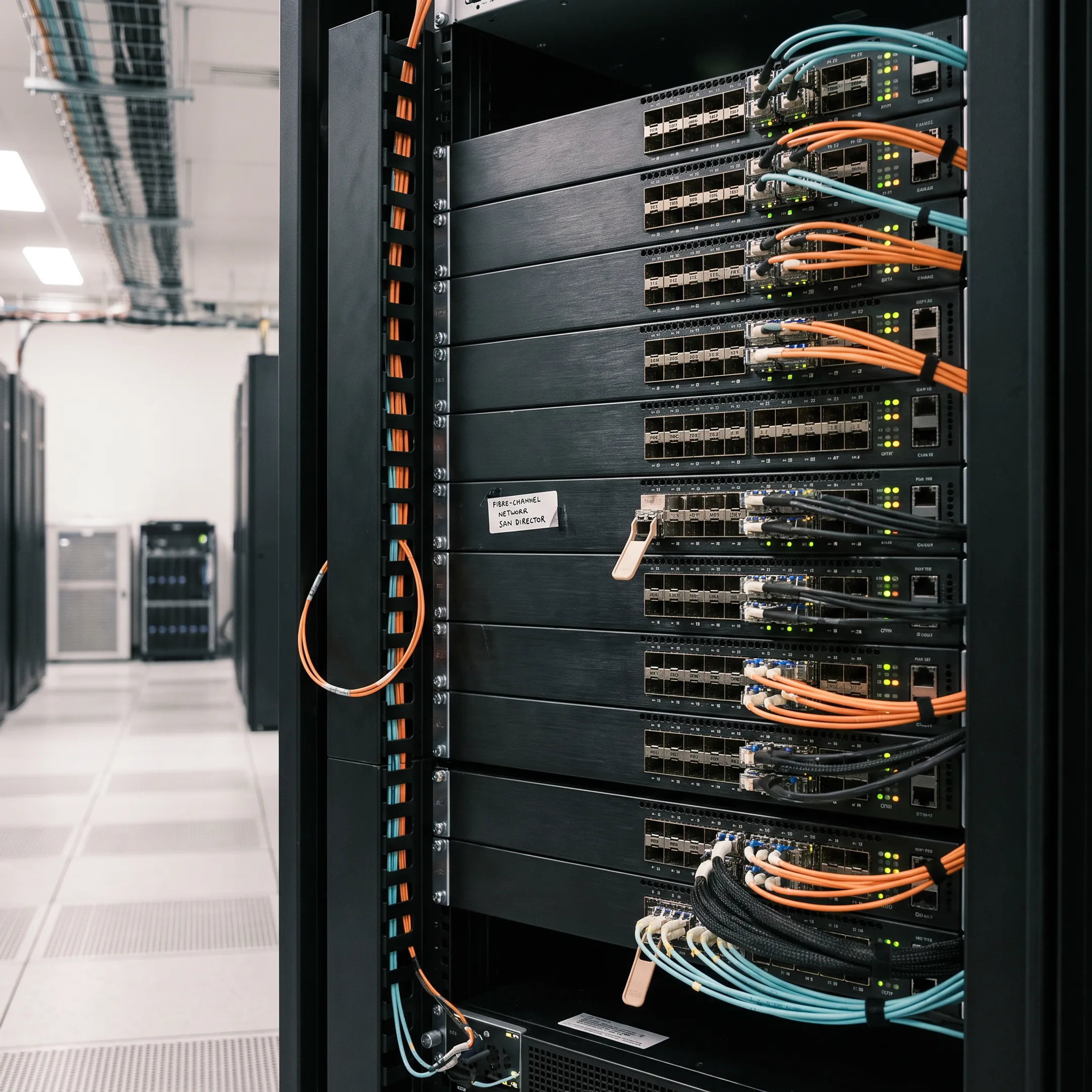Data center SAN switch deployment