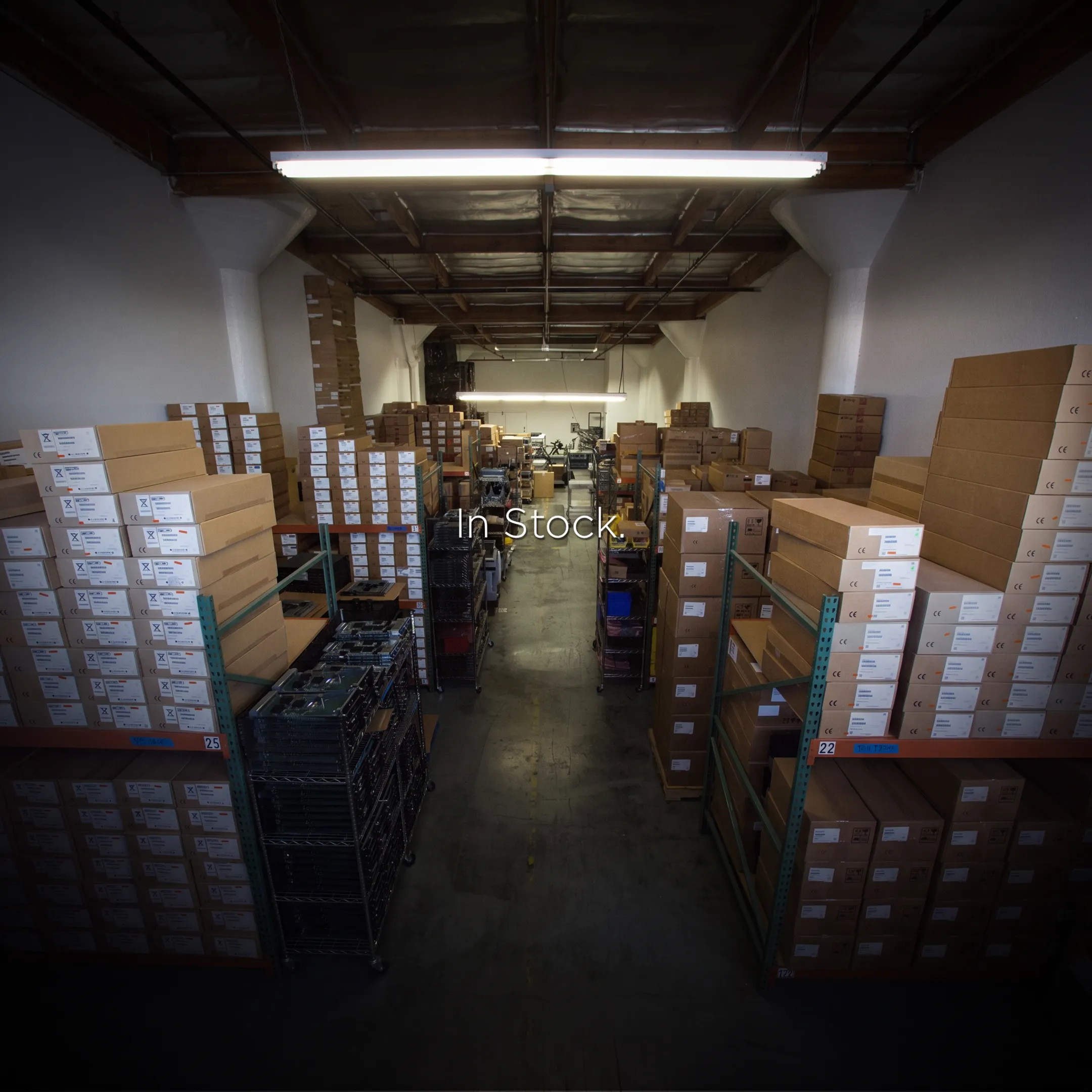 Enterprise switches and routers prepared for asset recovery