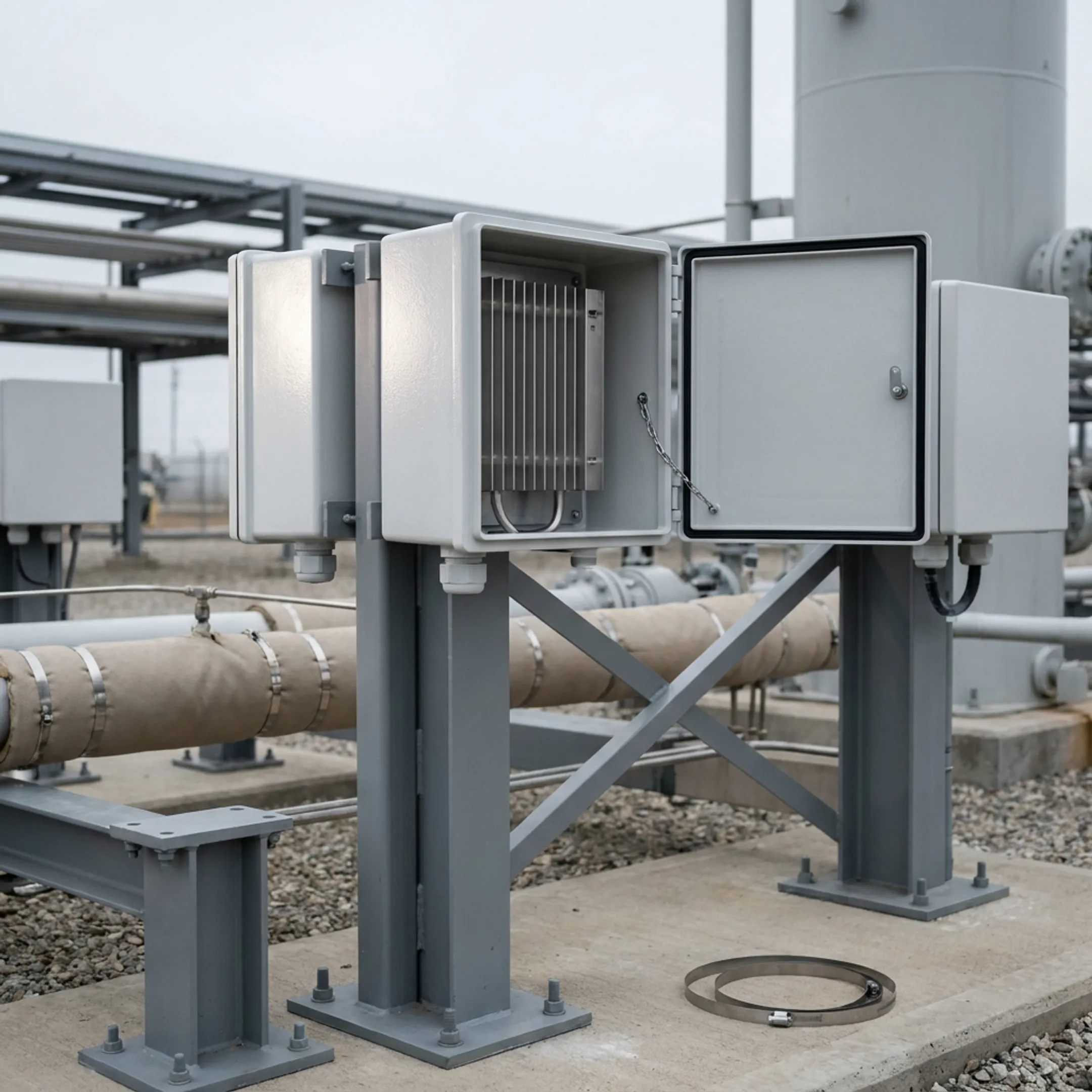 Industrial facility instrument enclosure
