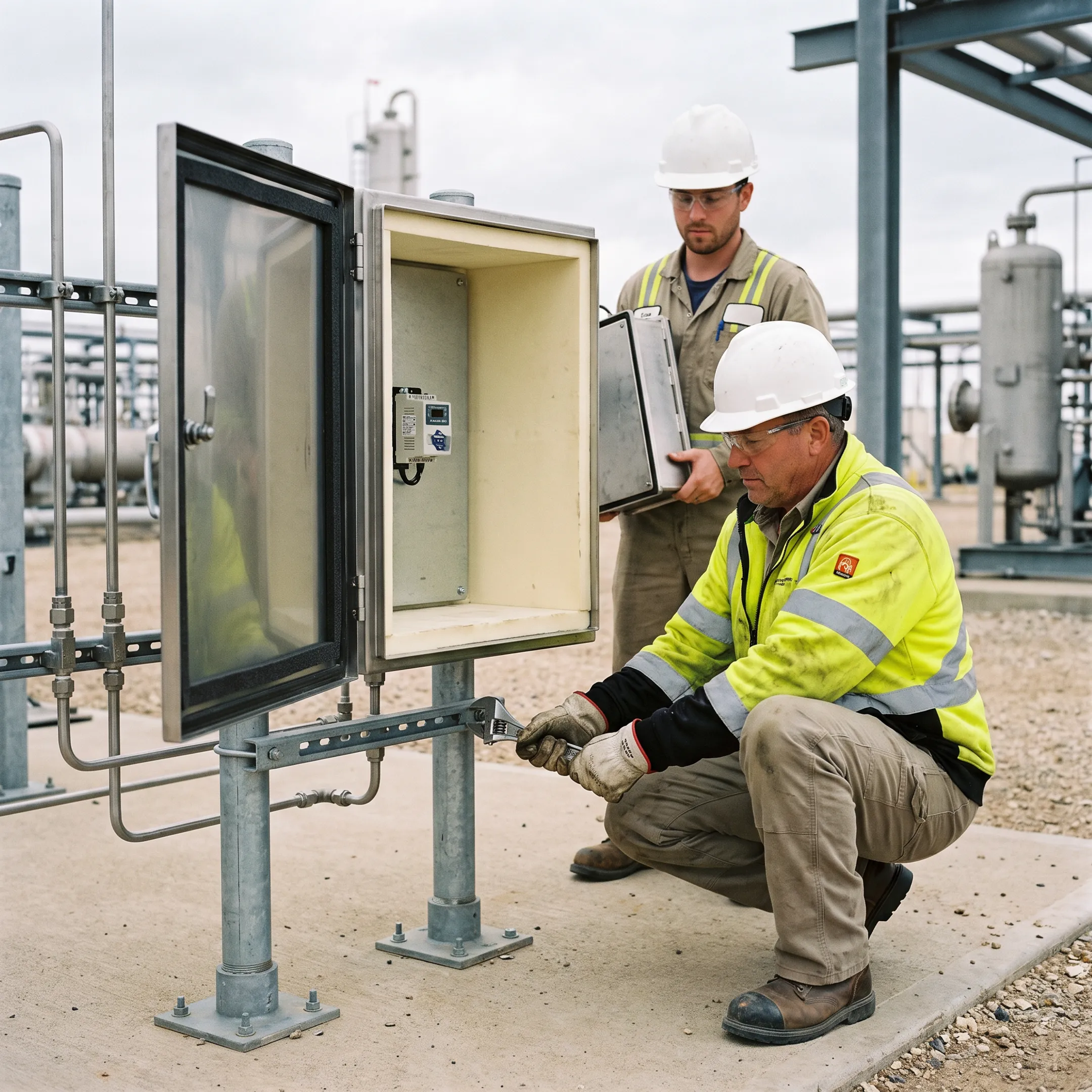 Oil and gas instrument enclosure