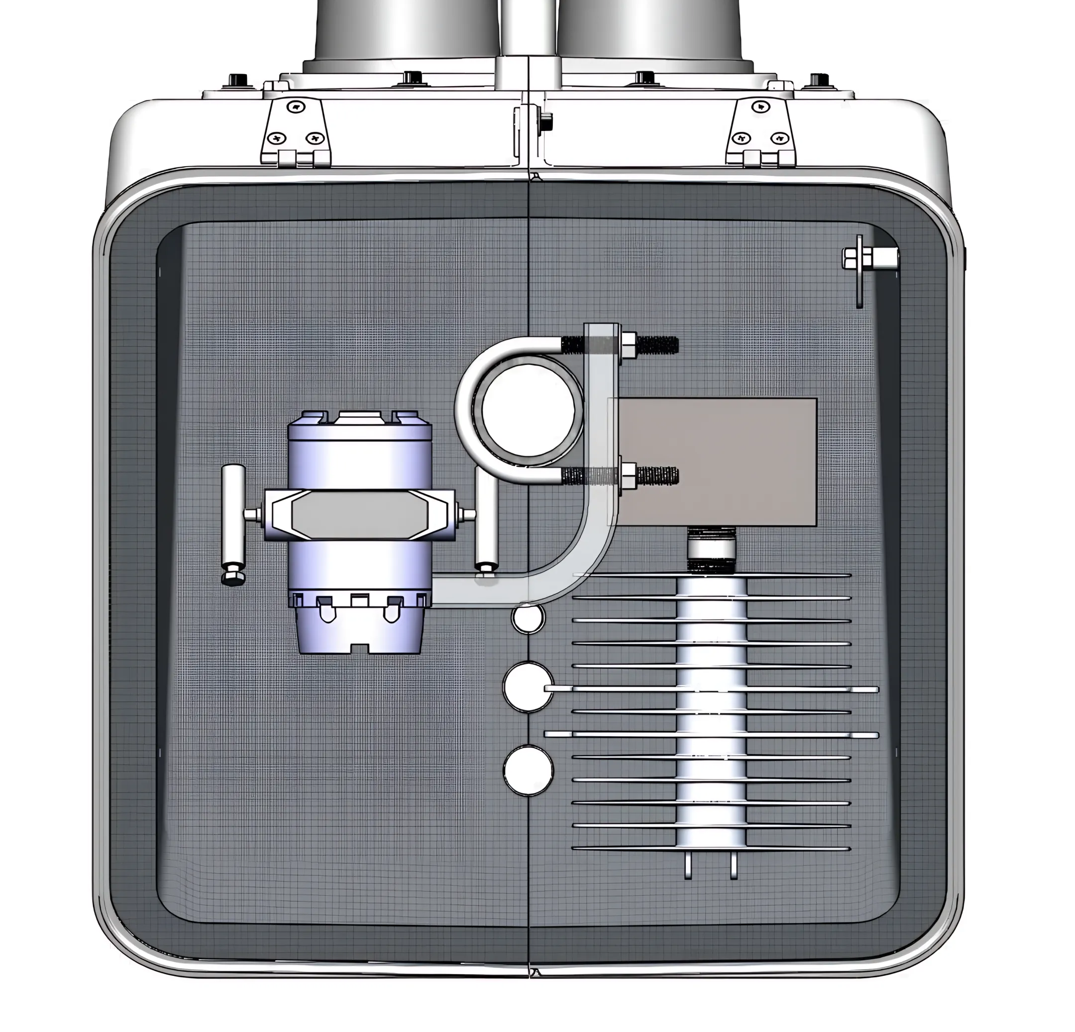 Oil and gas industry enclosure heating