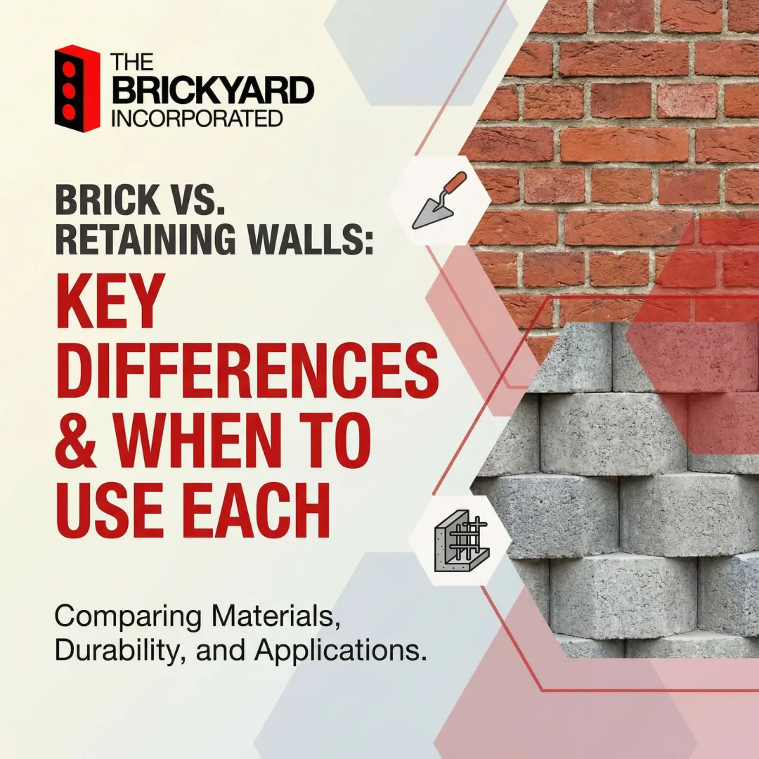 Brick vs. Retaining Walls: Key Differences & When to Use Each