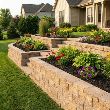 soil reinforced retaining wall