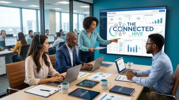 The Connected Hive contact center consultancy expert team in professional setting