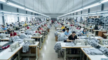 Global contract manufacturing facility producing retail apparel and footwear at scale