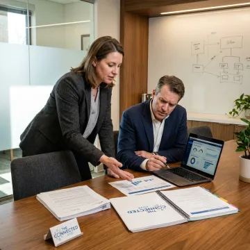 Chemical manufacturing BPO consulting team