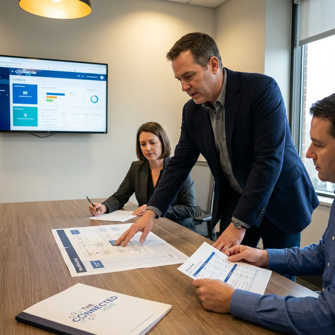 CX consultant leading a strategy workshop