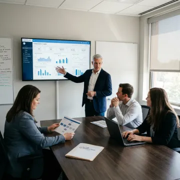 Gen AI consultant advising contact center operations team