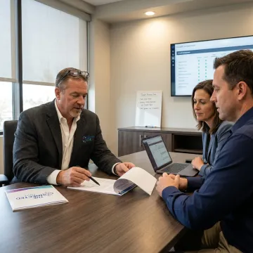 Tech advisor consulting on contact center outsourcing