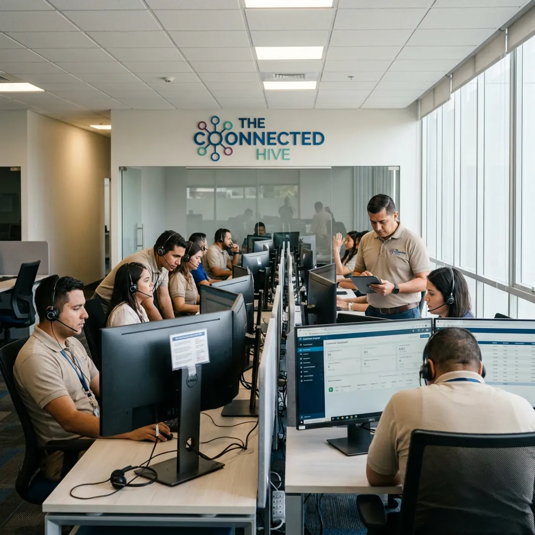Modern Costa Rica call center team supporting customers