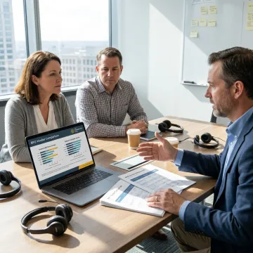 Outbound call center vendor matching consultation