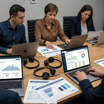 Inbound call center outsourcing evaluation meeting