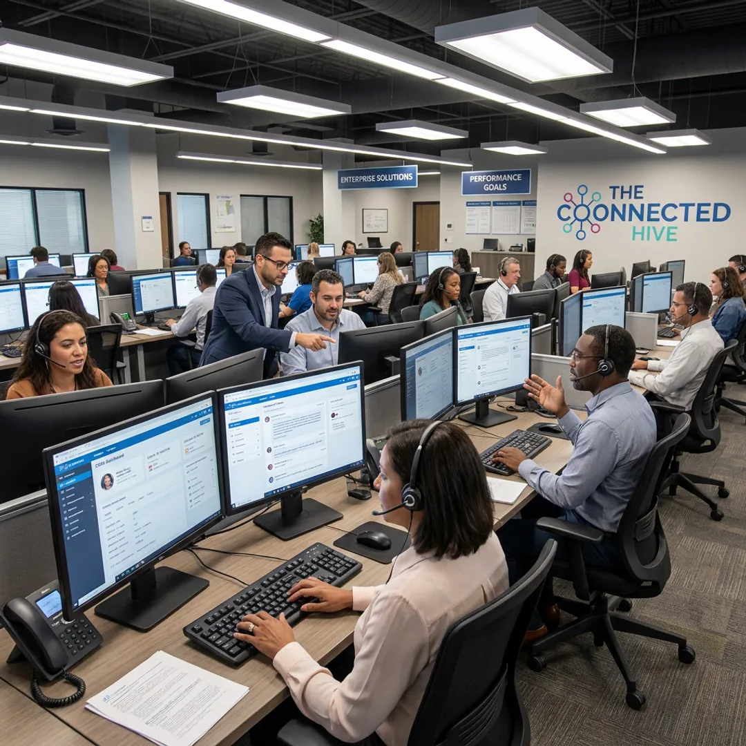 American enterprise call center outsourcing team